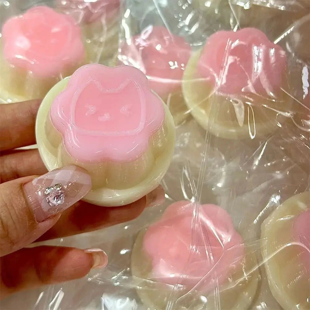 Caramel Pudding Squishy Fidget Toy