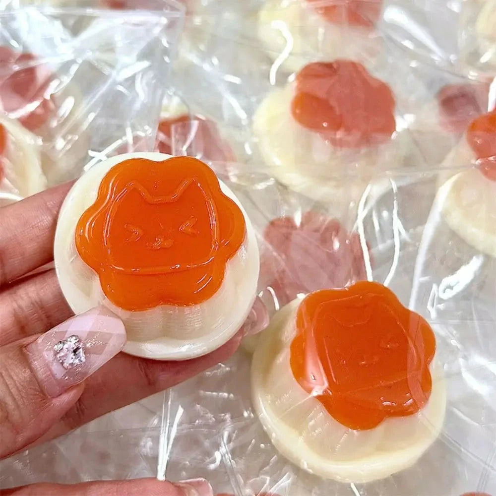Caramel Pudding Squishy Fidget Toy
