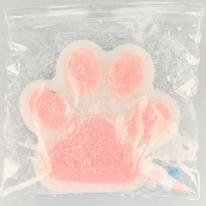 Large Handmade Taba Squishy Big Cat Paw Cat Paw Taba Squishy Toy Squeeze Toys for Stress Relief Cat Paw Squeeze Toys Cute Soft Squeeze Fidget Toys Big Furry Cat Paw Pinch Toys (Pink)